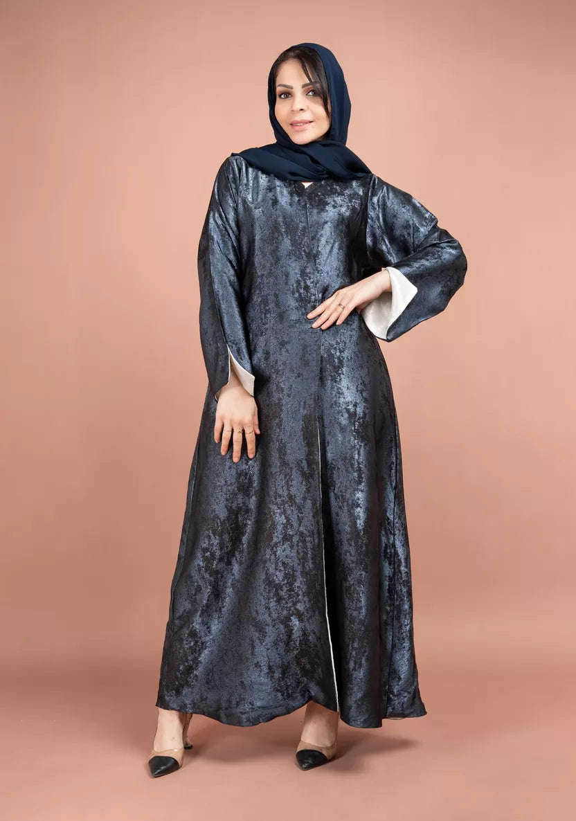 BLUE SHIMMER EMIRATI ABAYA