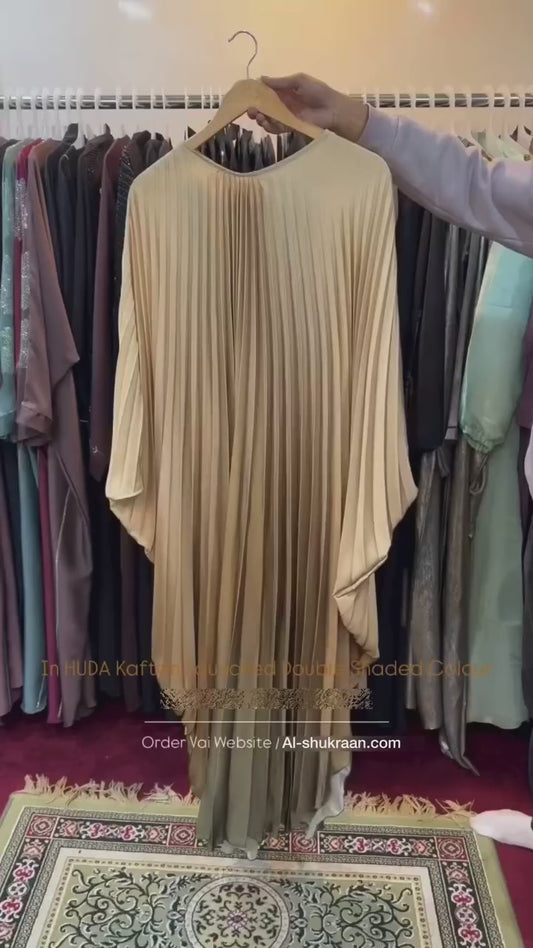 HUDA PEALTED KAFTAN ABAYA